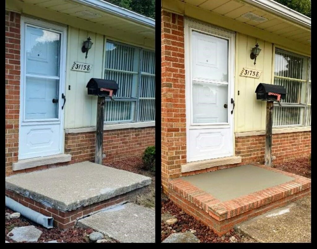 Brick Porch Repair