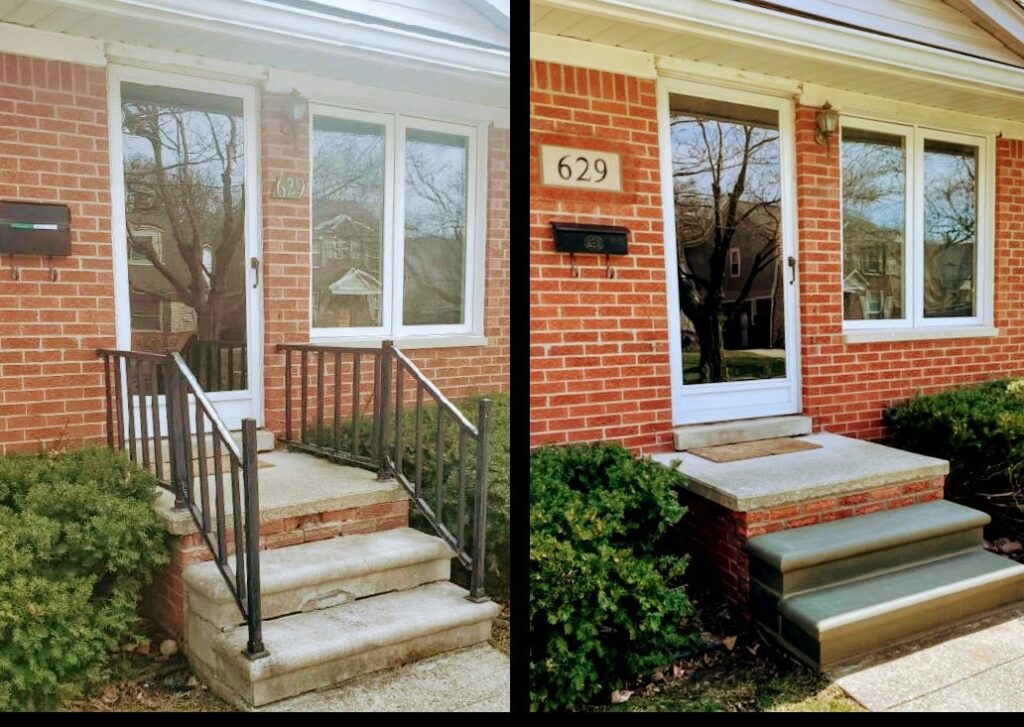 Brick Porch Repair St. Clair Shores